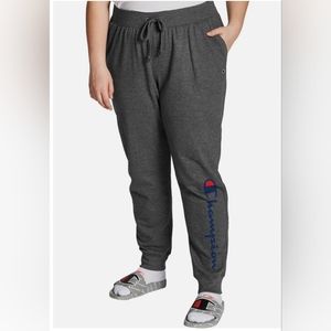Champion Women's Powerblend Joggers, Script Logo
